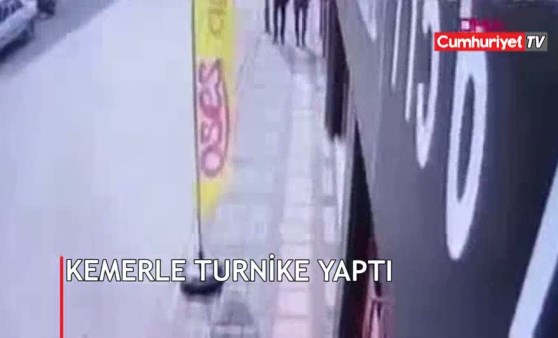 Bacağından bıçaklandı, kemerle turnike yaptı