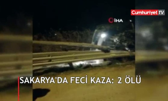 Korkunç kaza! Süt tankeri devrildi: 2 ölü