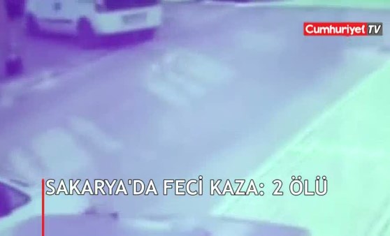 Dehşet veren kaza anı kamerada (22.02.2019)