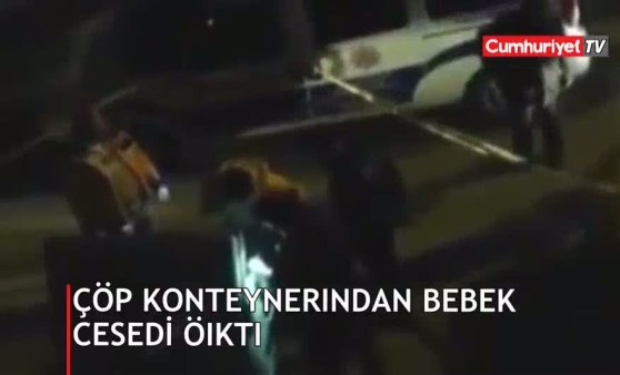 Çöp konteynerından vahşet çıktı!