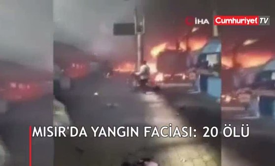 Tren istasyonunda yangın faciası: en az 20 ölü