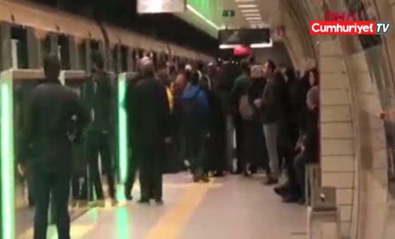 Üsküdar Çekmeköy metro hattında arıza