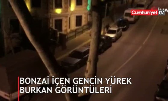 İstanbul'da kahreden görüntüler cep telefonu kamerasında