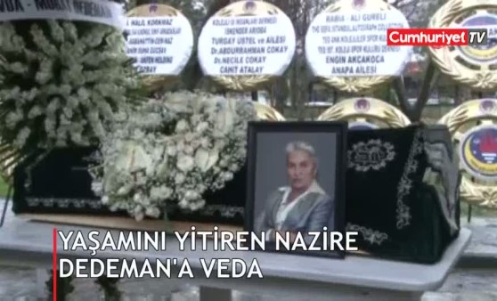 Ünlü iş insanı Nazire Dedeman'ı sevenleri son yolculuğuna uğurladı (06.02.2019)(Video Haber)