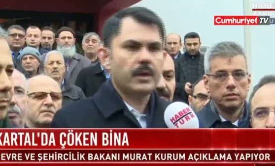 Bakan Kurum: Göçük altından sesler alıyoruz