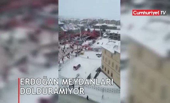 Erdoğan meydanları dolduramıyor! Bu görüntüler yüzde 72 aldığı ilden