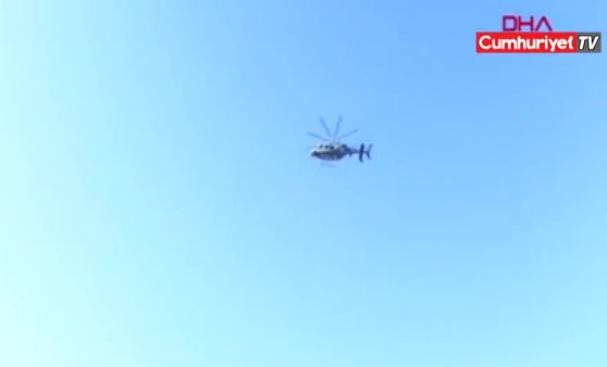 Helikopterle trafik denetimi (12.03.2019)(Video Haber)