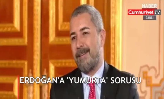 Erdoğan'a bu soruyu sordu, sosyal medyanın diline düştü