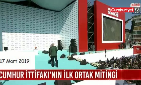 Erdoğan, şiddet görüntülerini bu kez buzlayarak verdi