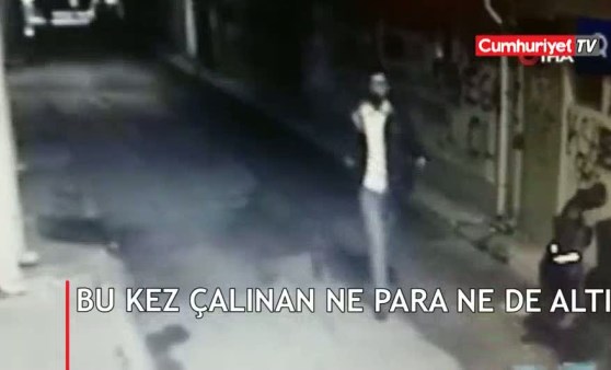 Bu kez çalınan ne para ne de altın!