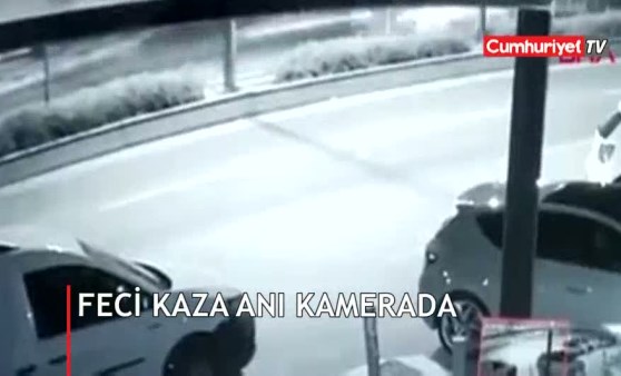 İzmir'deki korkunç an kamerada