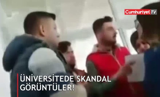 Üniversitede skandal görüntü! Cep telefonuna böyle kaydetti (26.03.2019)(Video Haber)