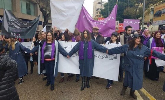 Lübnan’da, çocuk yaşta evliliğe karşı yürüyüş (03.03.2019)