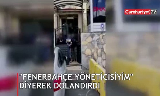 Dolandırırken yakalandı