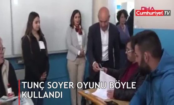 Tunç Soyer oyunu böyle kullandı