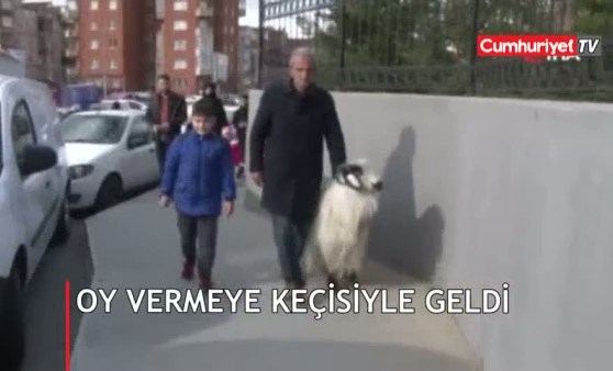 Oy vermeye 'prenses' ile geldi