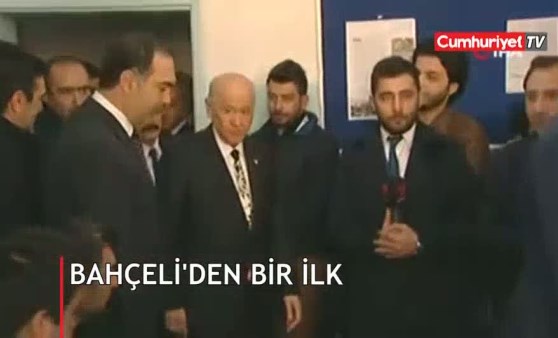 Bahçeli'den bir ilk