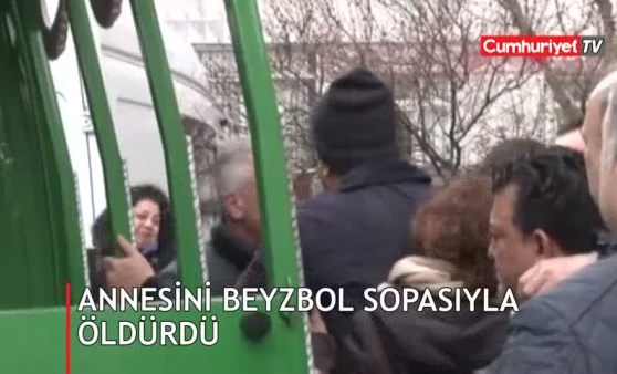 Ümraniye'de korkunç olay! Annesini beyzbol sopasıyla öldürdü