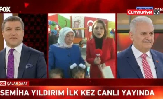 Binali Yıldırım canlı yayında gözyaşlarını tutamadı