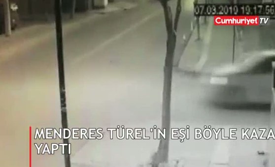 Menders Türel'in eşi böyle kaza yaptı