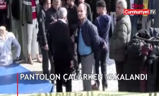 Otel veliahtı pantolon çalarken yakalandı! (08.03.2019)(Video Haber)