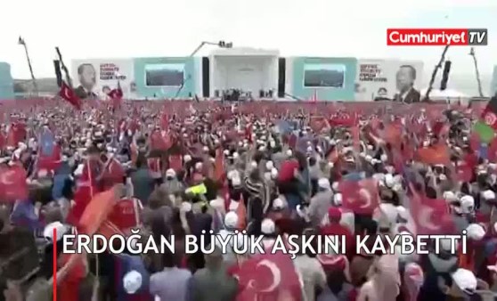 Erdoğan 'büyük aşk'ını kaybetti