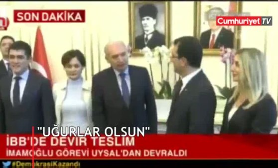 Ekrem İmamoğlu'ndan Mevlüt Uysal'a: Uğurlar olsun (17.04.2019)(Video Haber)