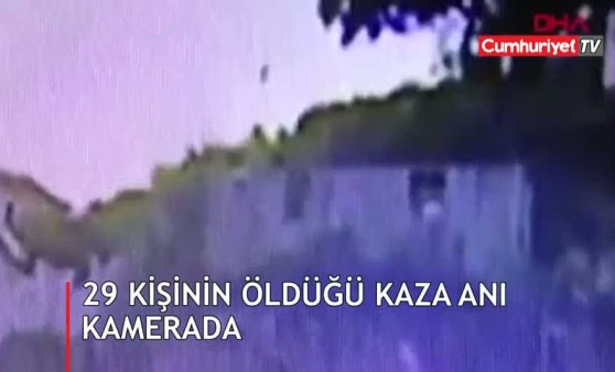 Korkunç an kamerada: 29 kişi ölüme böyle gitti!