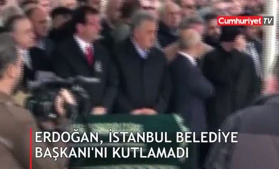 Erdoğan İstanbul Belediye Başkanı'nı tebrik etmedi