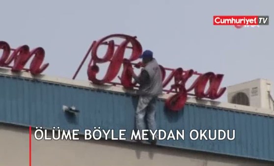 Ölüme böyle meydan okudu!