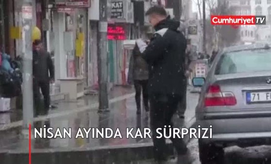 Nisan ayında kar sürprizi (02.04.2019)