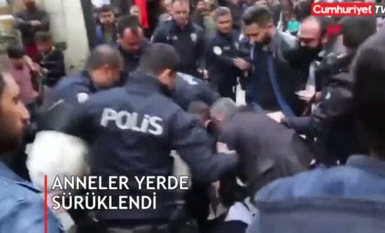 Kızıltepe’de anneler yerde sürüklendi