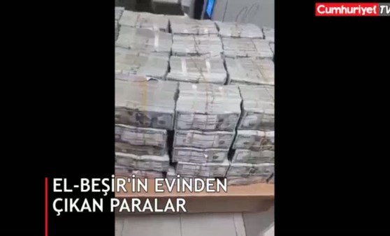 Devrik Sudan lideri El Beşir'in evinde 130 milyon dolardan fazla nakit bulundu (20.04.2019)(Video Haber)