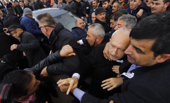 CHP lideri Kemal Kılıçdaroğlu'na saldırı! İşte ilk fotoğraflar