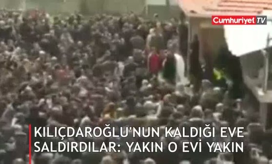 'Yakın o evi' seslerinin ardından: 'Bunu yapan bu köylü değil'