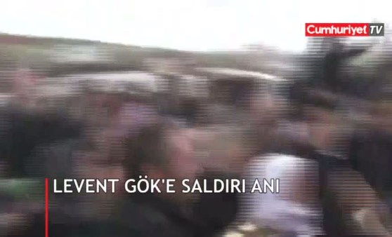 Levent Gök'e saldırı anı