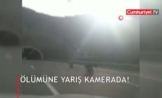 Ölümüne yarış kamerada!