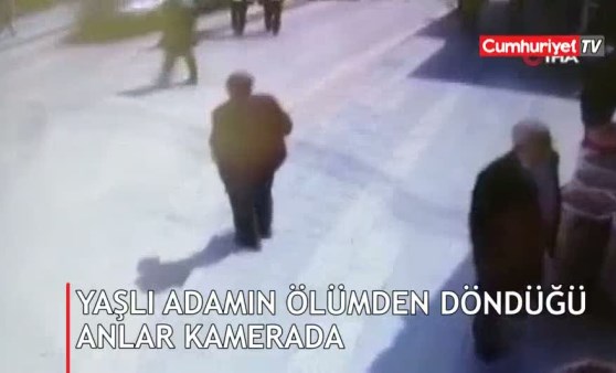 Ayağı burkuldu, ölümden döndü