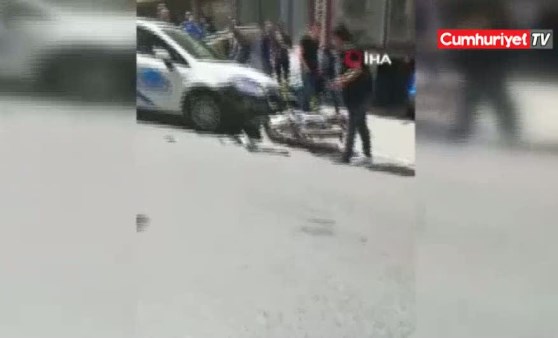 Kaza yapan motosikletli genç: Başlarım canıma, motosiklet dağıldı