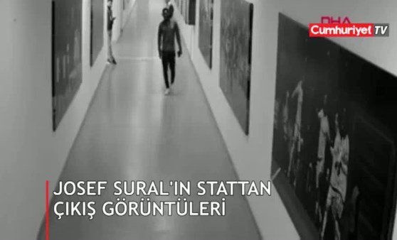 Josef Sural'ın stattan çıkış görüntüleri ortaya çıktı