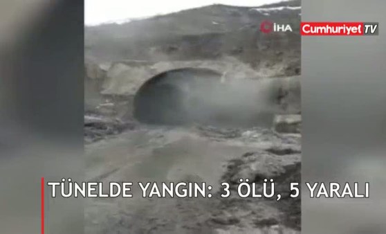 İran'da tünelde yangın: 3 ölü, 5 yaralı