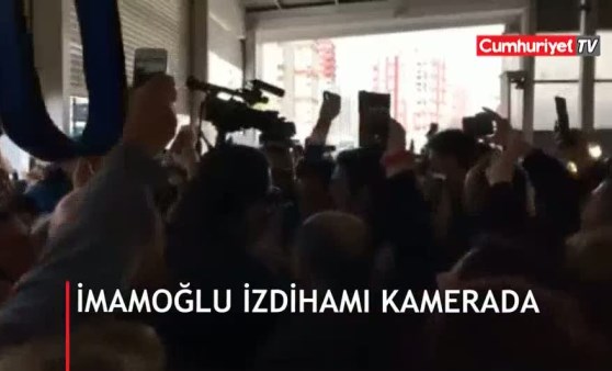 İmamoğlu izdiham yarattı