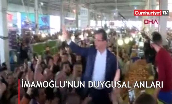 İmamoğlu'nun duygulandığı anlar