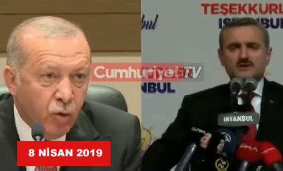 '4 bin oyla kazandım' diyen AKP'den, '14 bin oy kazanmaya yetmez' diyen AKP'ye (08.04.2019)(Video Haber)