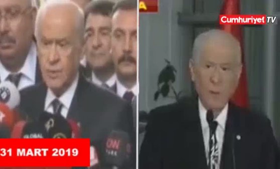 Devlet Bahçeli kendisiyle böyle çelişti