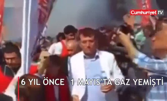 6 yıl önce gaz yemişti... Başkan olarak sahneye çıktı