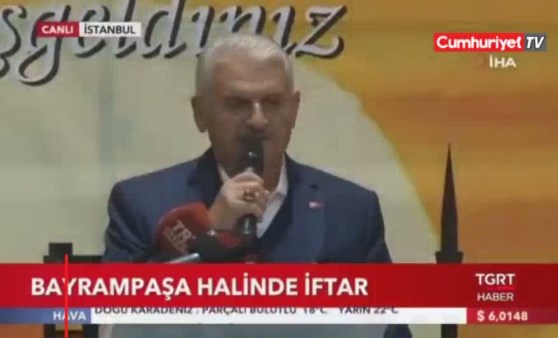 Binali Yıldırım: Hal komisyoncusu tefeci değildir, terörist değildir (10.05.2019)(Video Haber)