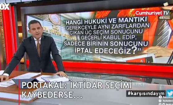 Fatih Portakal canlı yayında açıkladı: İktidar seçimi kaybederse...