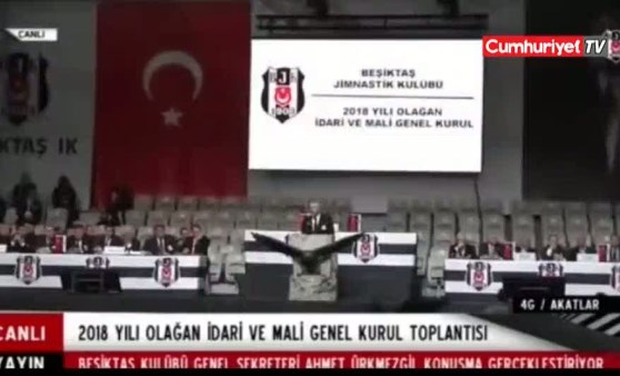 Beşiktaş o sloganı attı