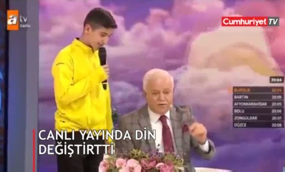 Nihat Hatipoğlu'nun 'din değiştirme' şovuna tepki